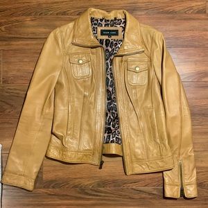 Black Rivet Leather Jacket size Medium